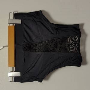 Onzie high neck bra with lace S/M
